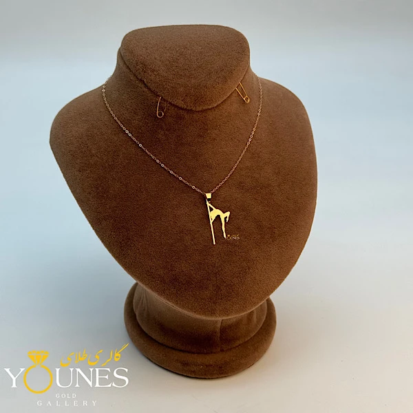 آویز رقص باله طلا لیزری